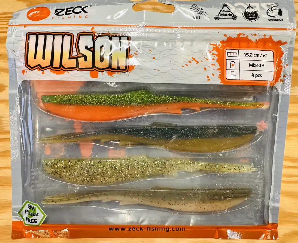 ZECK GUMOVÉ NÁSTRAHY WILSON 6" / MIXED 3 / 15,2 cm / 4 ks Časově Omezené