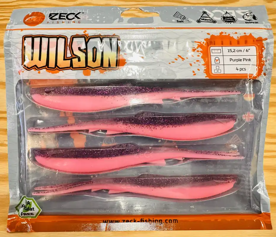 ZECK GUMOVÉ NÁSTRAHY WILSON 6" / PURPLE PINK / 15,2 cm / 4 ks Dokud Zásoby Vydrží
