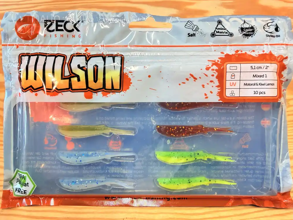 Oblíbený ZECK GUMOVÉ NÁSTRAHY WILSON 2" / MIXED 1 / 5,1 cm / 10 ks