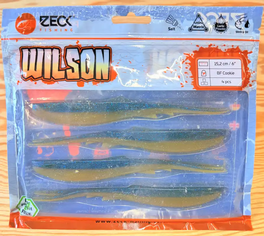 Zlevněný ZECK GUMOVÉ NÁSTRAHY WILSON 6" / BF COOKIE / 15,2 cm / 4 ks