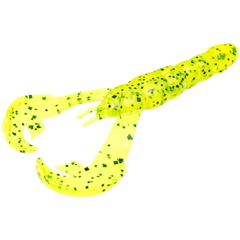 Cenový Hit GUMOVÁ NÁSTRAHA STRIKE KING RAGE TAIL / 10 cm / 6,6 g / CHARTREUSE PEPPER / 7 ks
