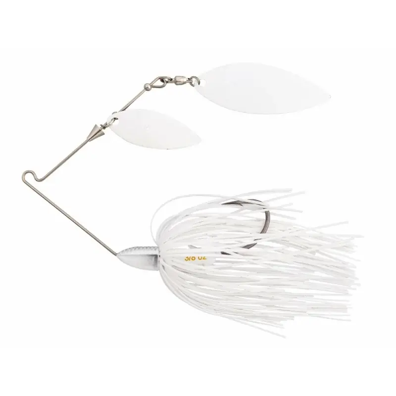 Novinka NÁSTRAHA TŘPYTKA KEITECH TEE BONE SPINNERBAIT DOUBLE WILLOW - SUPER WHITE / 10,5 G