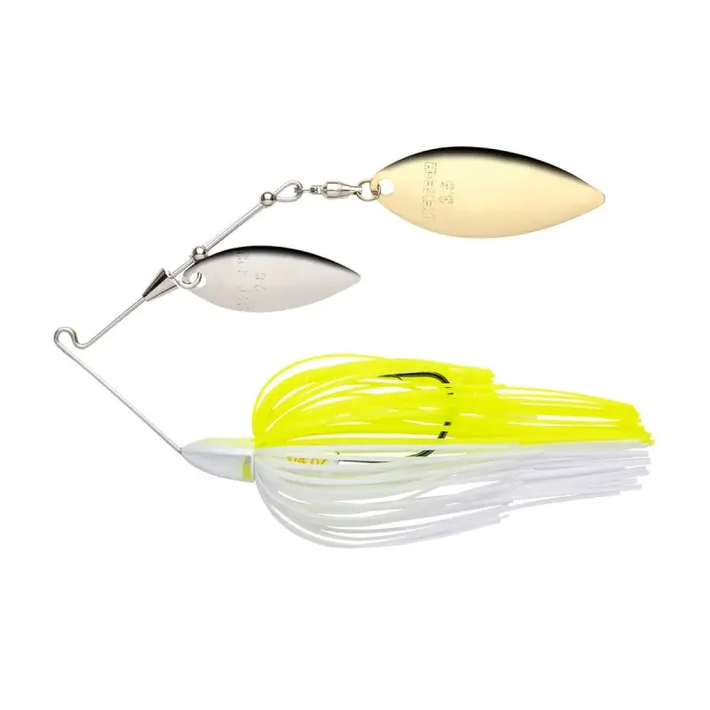 NÁSTRAHA TŘPYTKA KEITECH BABY TEE BONE SPINNERBAIT DOUBLE WILLOW - WHITE CHART / 14 G Přímo Od Výrobce