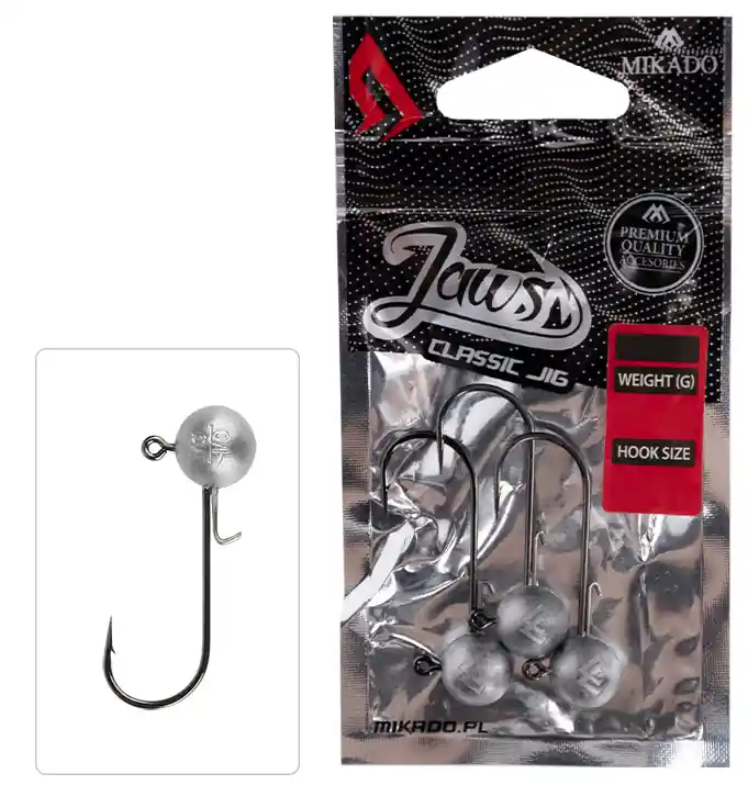 JIGOVÉ HLAVIČKY MIKADO JAWS CLASSIC 10g / 1/0 / 3ks Cenově Výhodný