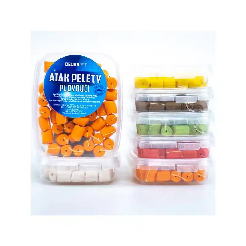 DELIKAPET - ATAK Pelety Plovoucí 10mm / 30g HALIBUT Časově Omezené