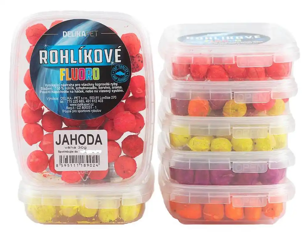 Rohlikové boilies FLUORO 30 g MANGO Sleva