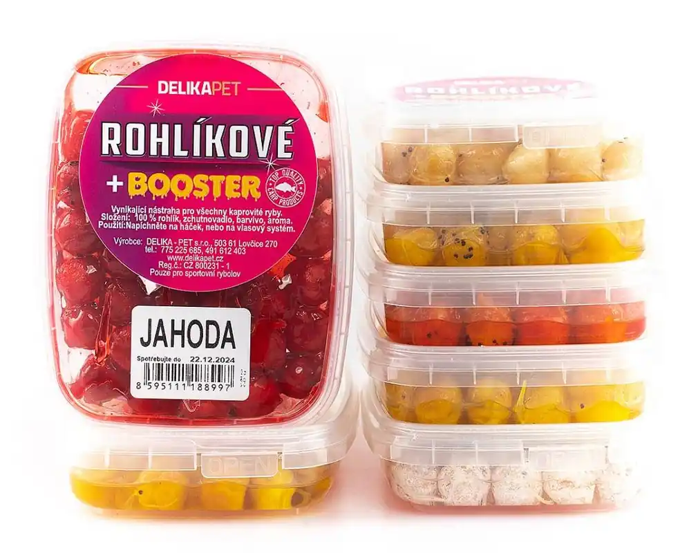 ROHLIKOVÉ BOILIES + BOOSTER 12 mm 60 g VANILKA Odeslání Ihned