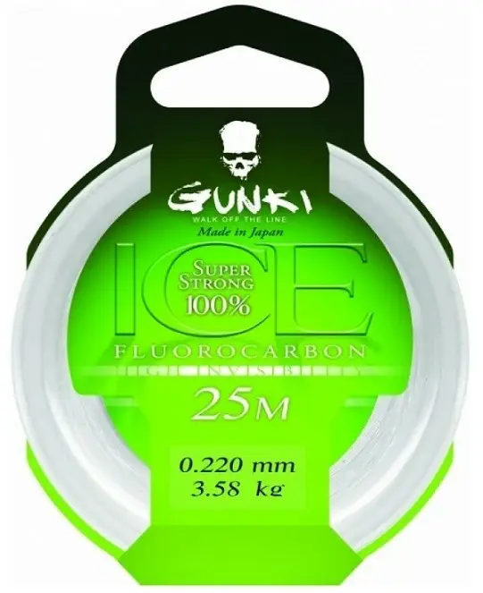 Top Prodej Fluorocarbon Gunki Ice Japan 25 m / 0,17 mm
