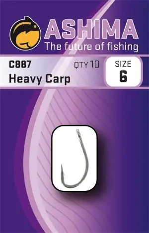 Aktuální Ashima - Kaprové Háčky C887 Heavy Carp 10ks / vel. 6