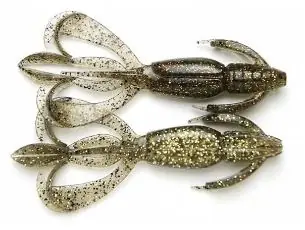 Bezpečná Platba Gumová nástraha Keitech Crazy Flapper / 3,6" / 9,1cm / 6,6g / Gold Flash Craw 461 / 7ks