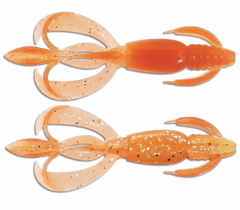 Gumová nástraha Keitech Crazy Flapper / 3,6" / 9,1cm / 6,6g / Sun Shine Lemon PAL 04 / 7ks Cenově Výhodný