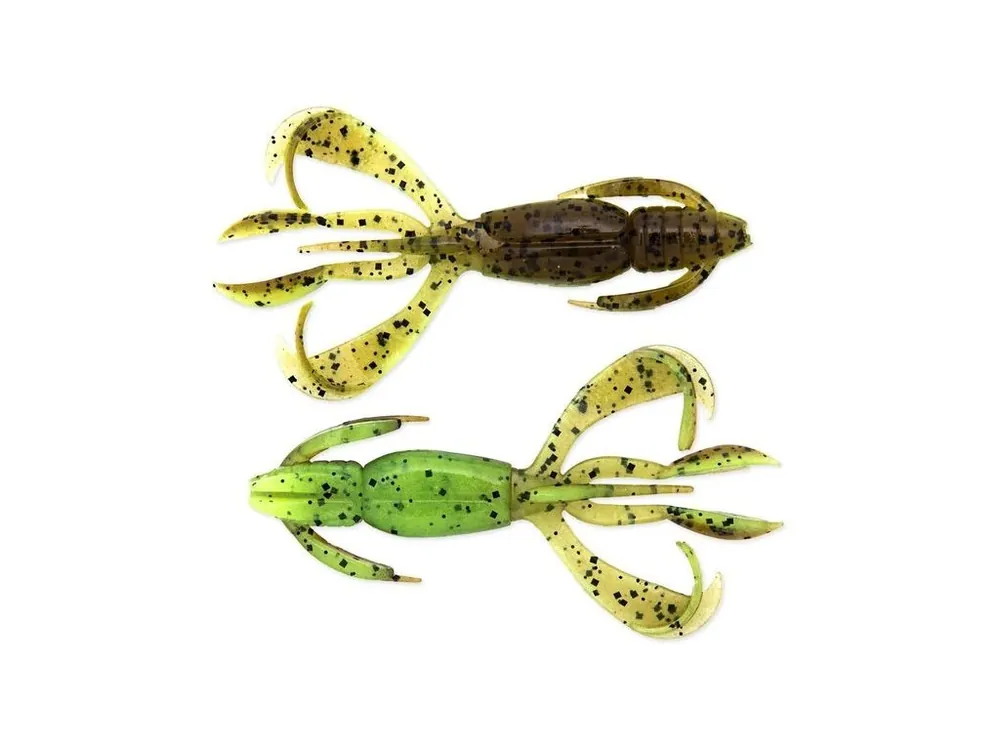 Vrácení Zdarma Gumová nástraha Keitech Crazy Flapper 2" 5cm Green Pumpkin / Chartreuse 401T (8ks)