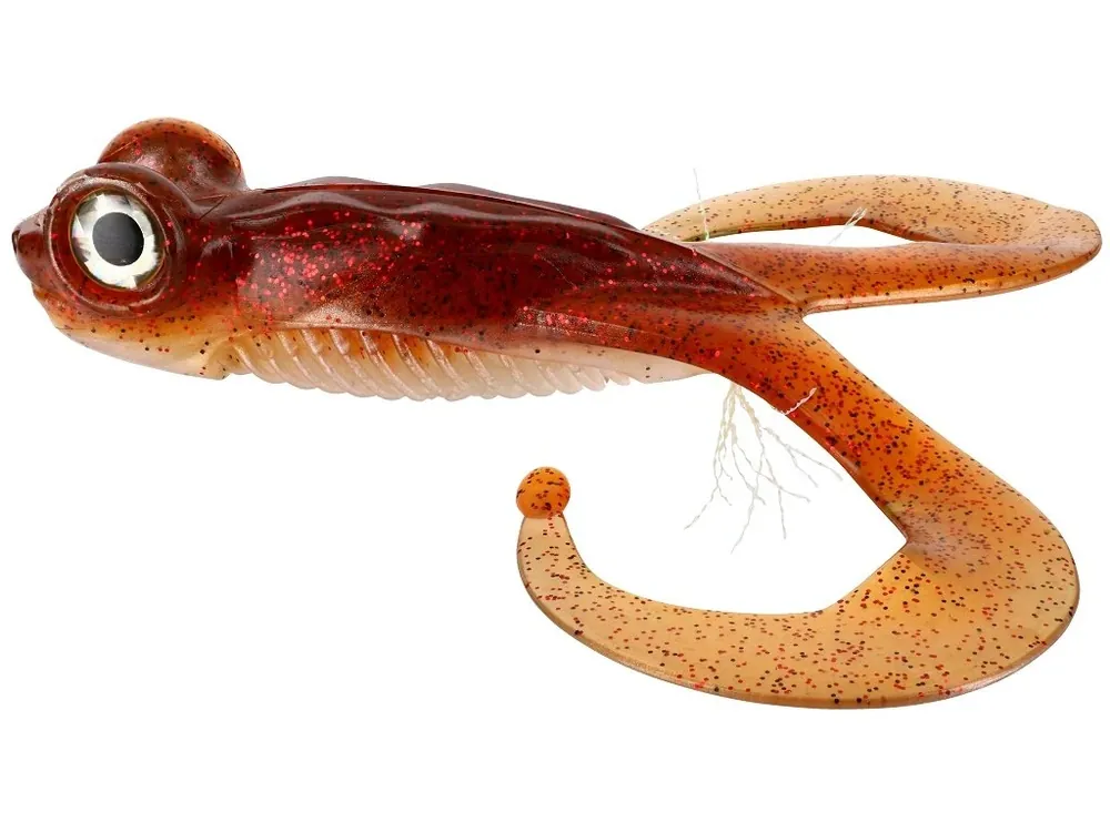 Gunki Gumová Nástraha Bull Frog - Brown Sugar Red Flk / 10cm / 2 ks Odeslání Ihned