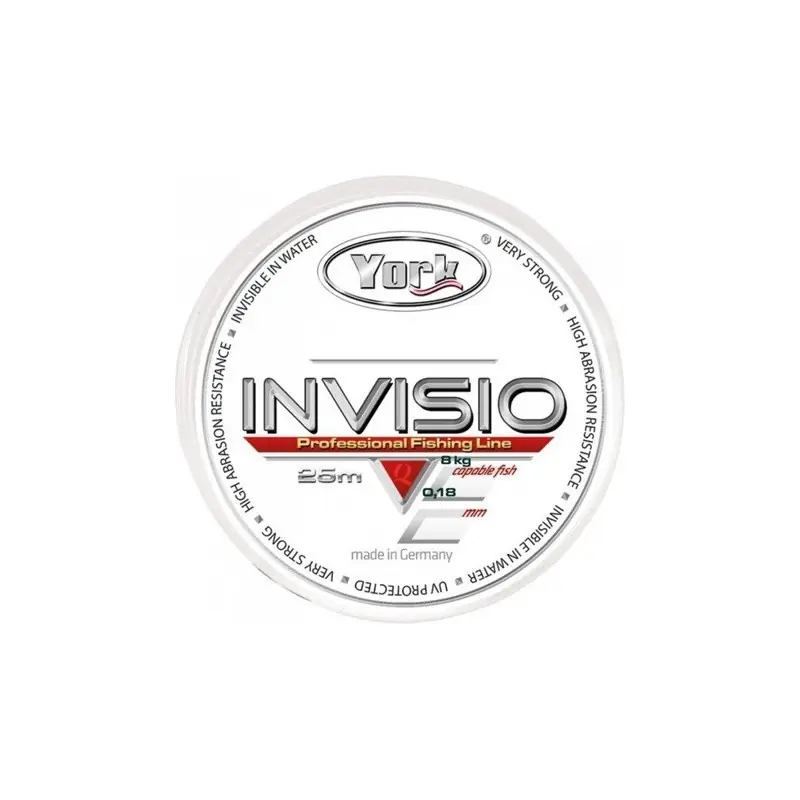 VLASEC YORK INVISIO / 0,18 mm / 25m / 6,5 kg Nakupujte Hned