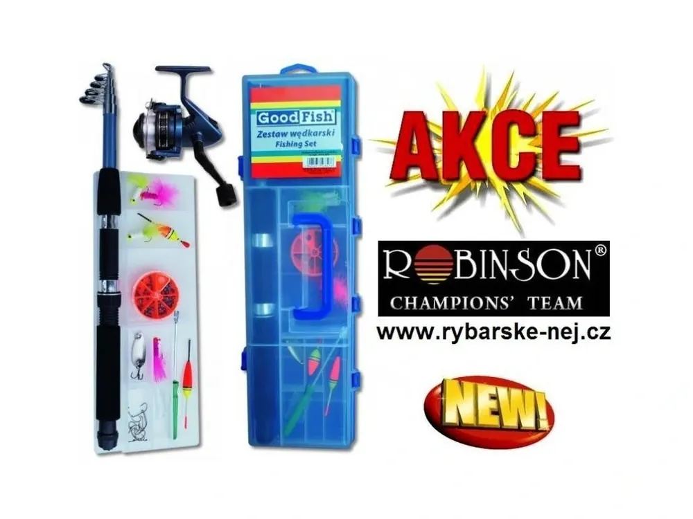 Akce Dětský rybářský set Robinson Good Fish 11003