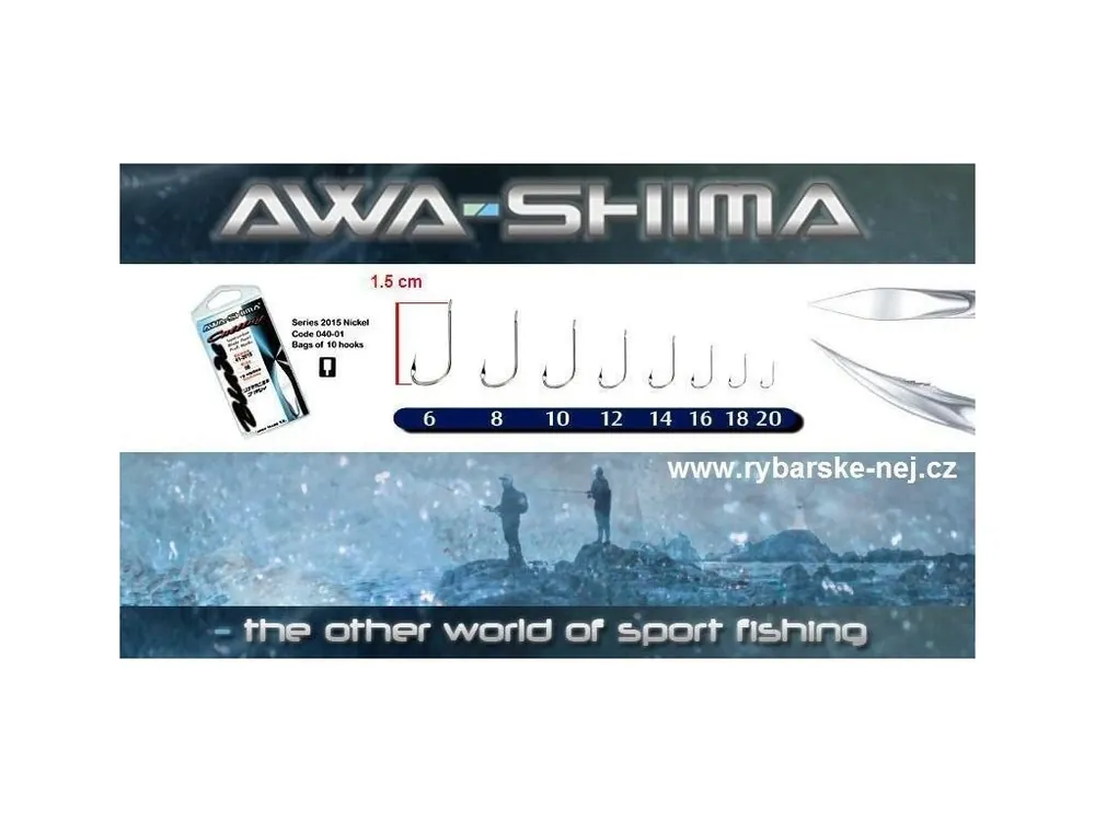 Háčky Awa-Shima 2015 Cutting Blade 10 ks Nejlepší Volba