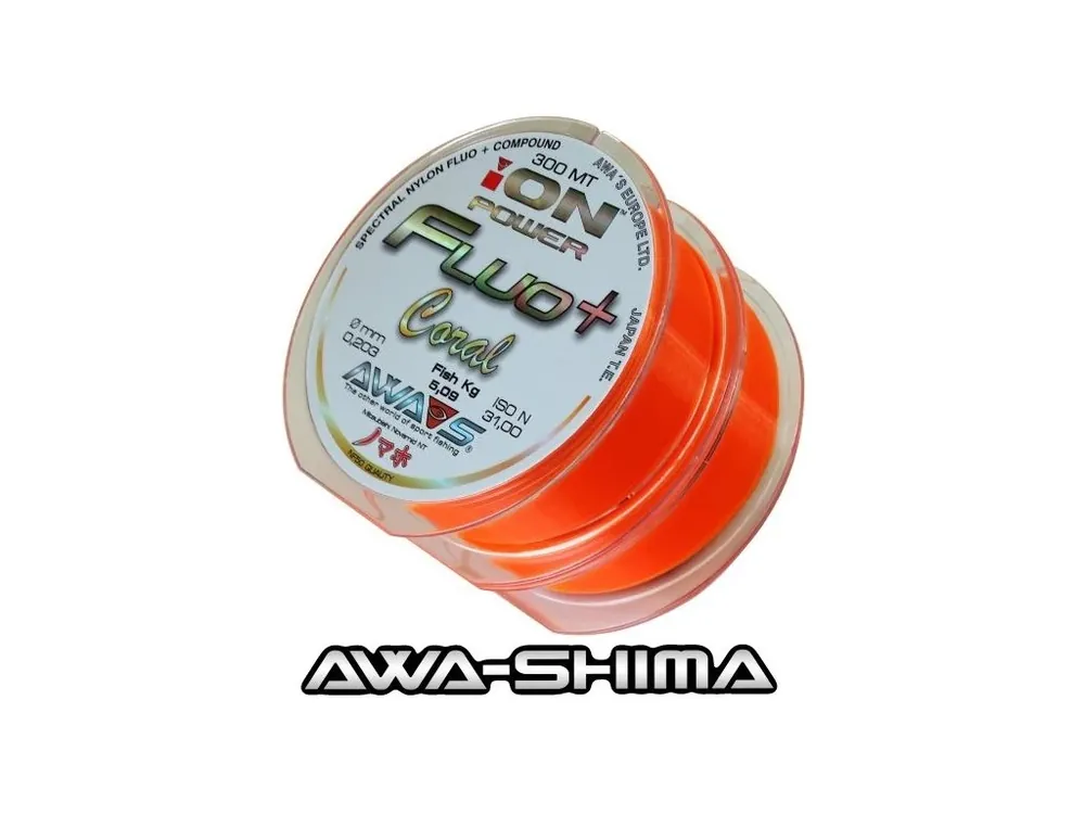 Vlasec Awa-Shima ION POWER Fluo+ Coral 2 x 300 m Aktuální