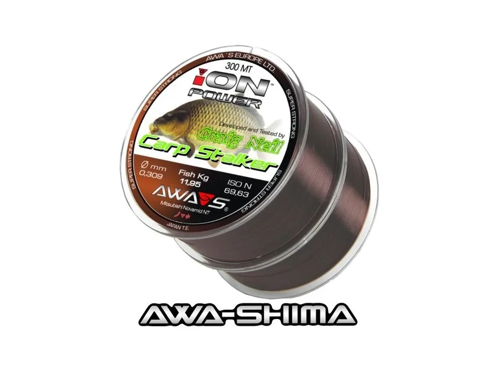 Vlasec Awa-Shima ION POWER Craig Neil Carp Stalker 2 x 300 m Nejlepší Cena