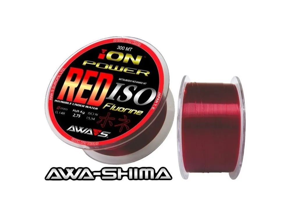 Vlasec Awa-Shima ION POWER RED ISO Fluorine 300 m Výhodná Nabídka