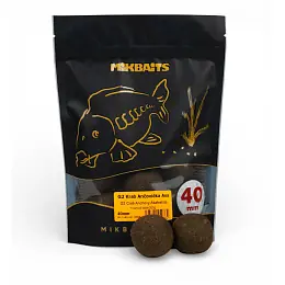 Cenový Hit Mikbaits boilies Gangster G2 Krab Ančovička Asa 300g 40mm