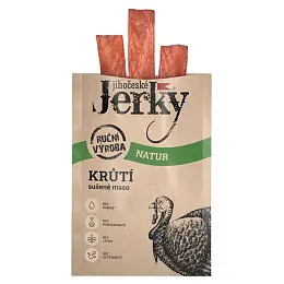 Jihočeké Jerky Krůtí Jerky Natur 20g Sezónní Sleva