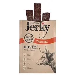 Jihočeké Jerky Hovězí Jerky Teriyaki 20g Levný