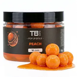 TB Baits Dipované Pop Up Peach + NHDC 50 g - 16 mm Hit Sezóny
