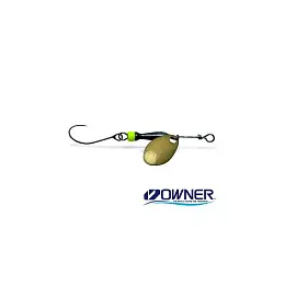 Objednat Nyní Jigovky.cz - Rotační třpytka Classic Barbless 000 - Gold (black/chartreuse body)