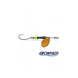Vysoce Kvalitní Jigovky.cz - Rotační třpytka Classic Barbless 000 - Orange (black/chartreuse body)