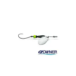 Rychlé Dodání Jigovky.cz - Rotační třpytka Classic Barbless 000 - Silver (black/chartreuse body)